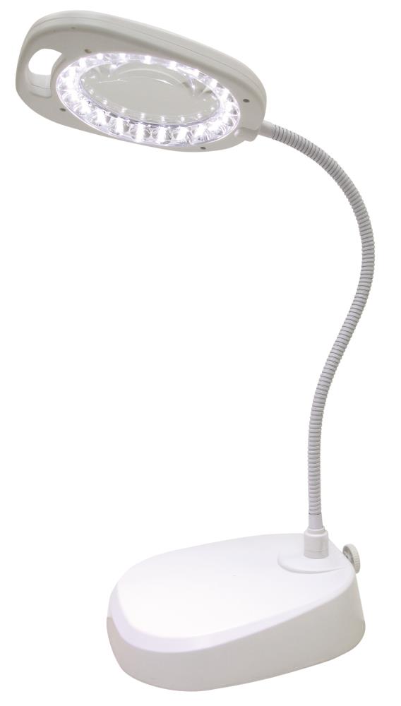 Arch Led Magnifier Lamp Floor Or Desk, Ottlite Dimmable Led Craft Floor Lamp With Magnifier